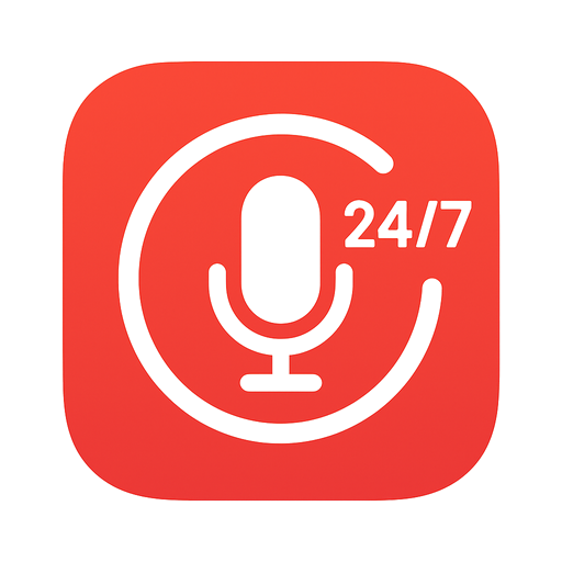 24/7 Voice Recorder app icon